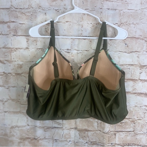 Cacique Balconette Swimsuit Top Size 46C NWT - Picture 4 of 7